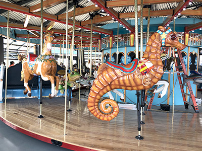 Pier Village Carousel in Long Branch, New Jersey