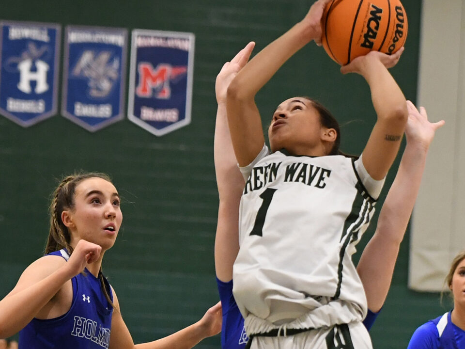 Girls high school basketball photos Slinger at Homestead, December 14