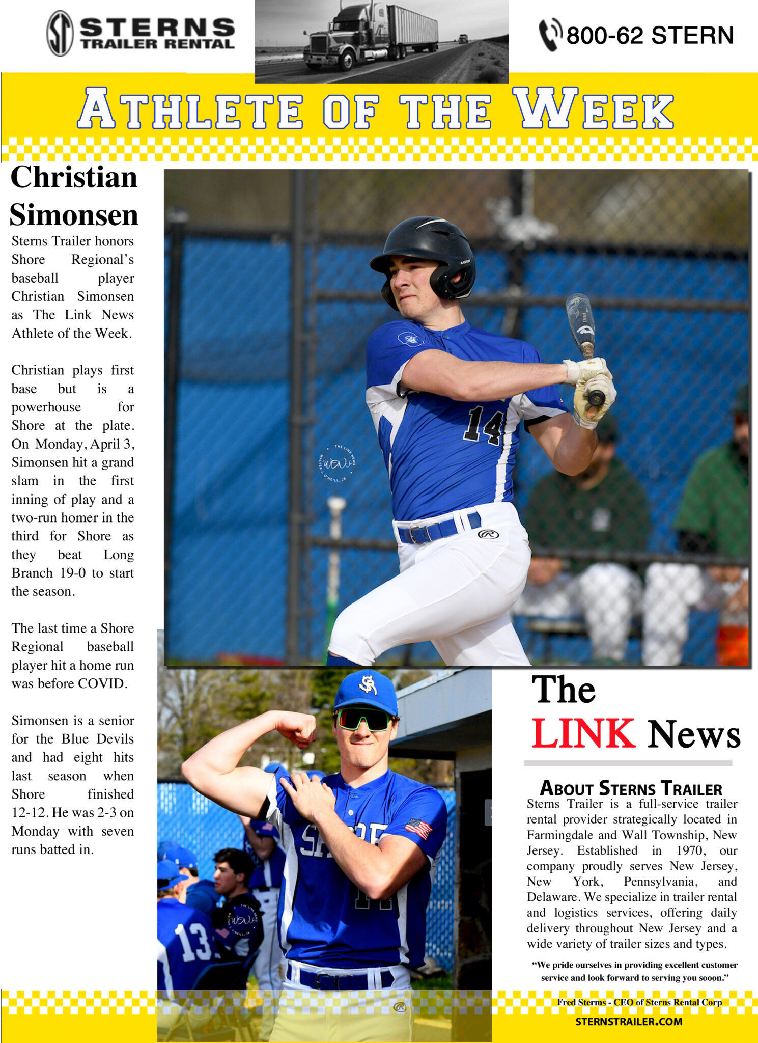 Sterns Trailer Athlete of the Week Shore’s Christian Simonsen – The ...