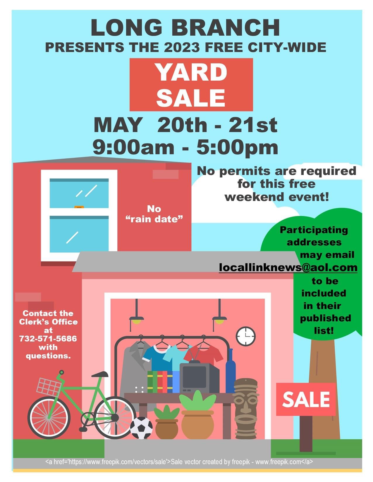 Yard Sale Weekend coming up in Long Branch – The Link News